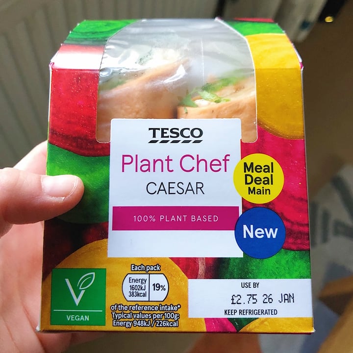 photo of Tesco Plant Chef Caesar Wrap shared by @laurasims on  25 Jan 2021 - review