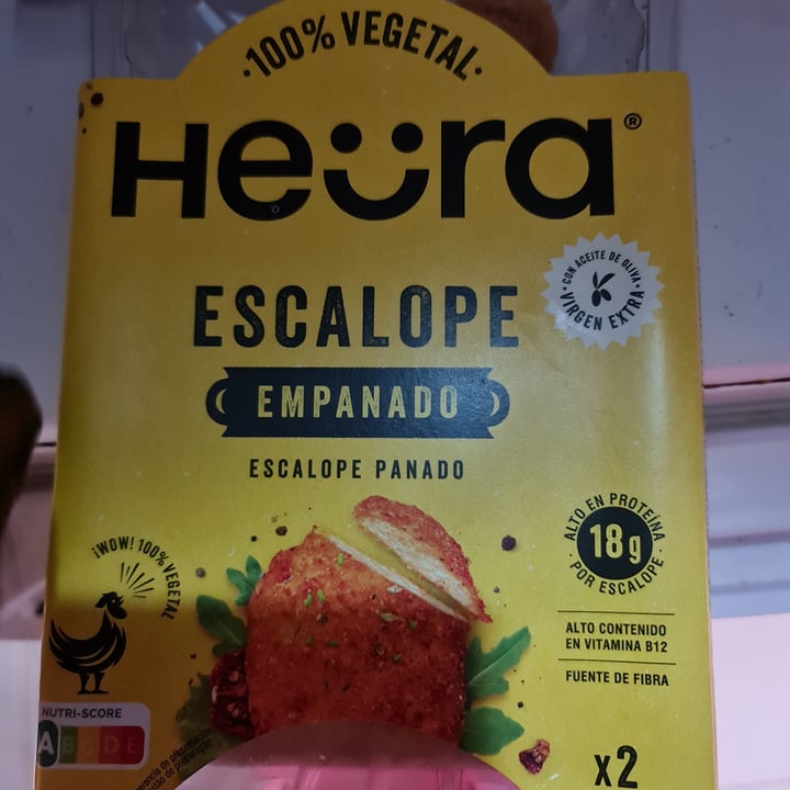 photo of Heura Escalope empanado shared by @fumateelviento on  10 Nov 2022 - review