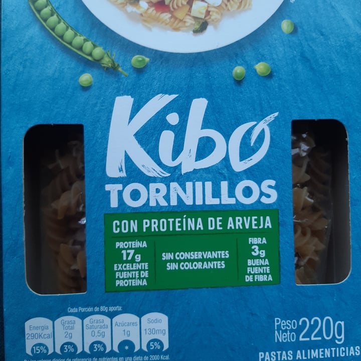 photo of Kibo Tornillos con proteina de arvejas shared by @andreacu on  04 Aug 2020 - review