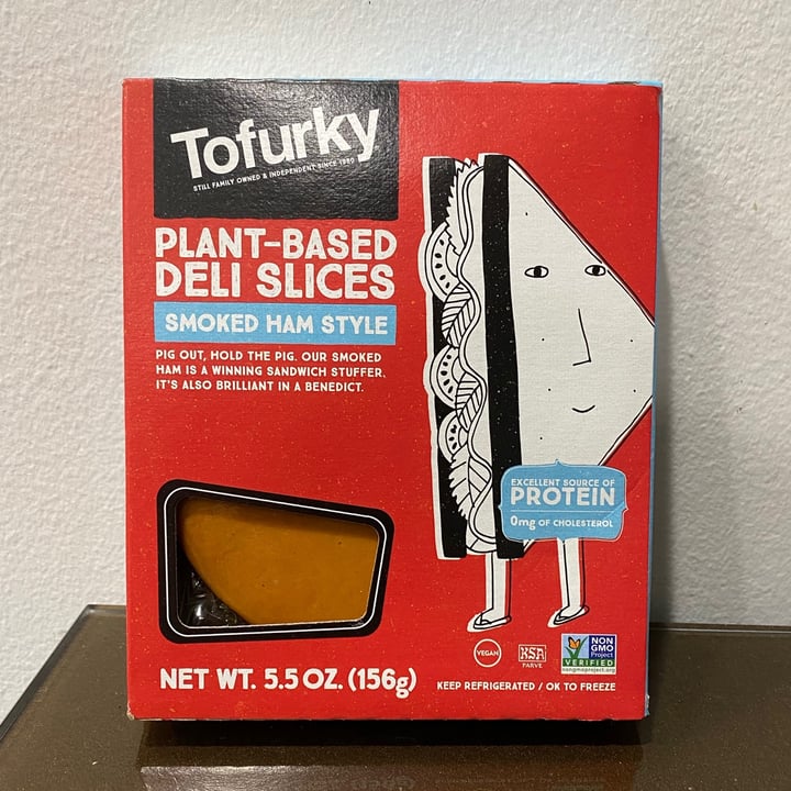 photo of Tofurky Plant-based Deli Slices Smoked Ham Style shared by @mariannaking on  06 Jan 2021 - review