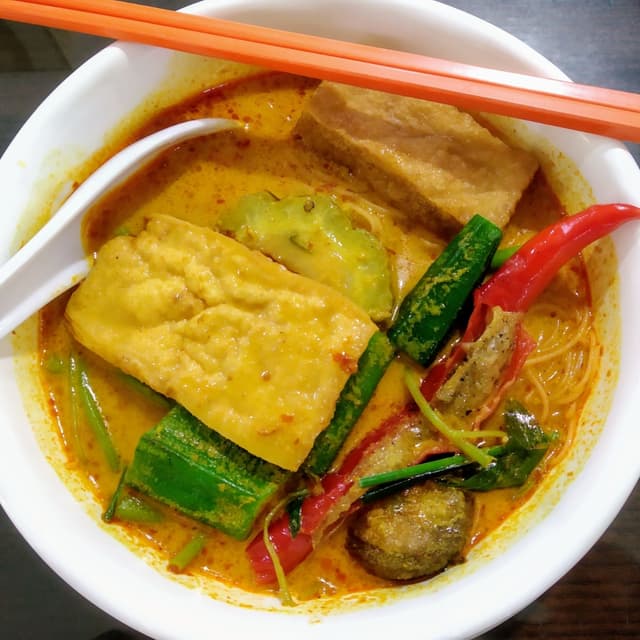 Photo of the dish “Curry Yong Tau Foo”