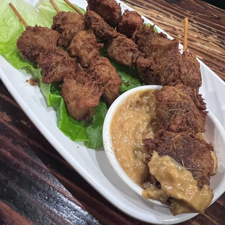 review photo of Thai Vegetarian Food Satay Skewers shared by @chameleonvegan on 11 Nov 2021 - review