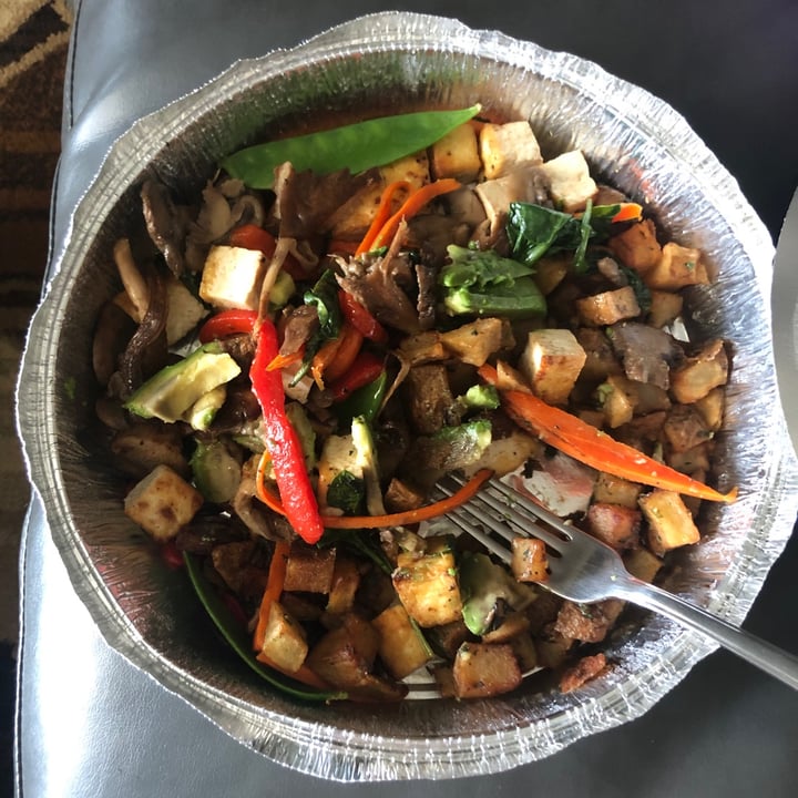 photo of The Fly Trap a finer diner Veggie Rumble *w tofu and add avocado* + wheat toast w/o butter shared by @madib on  12 Sep 2020 - review
