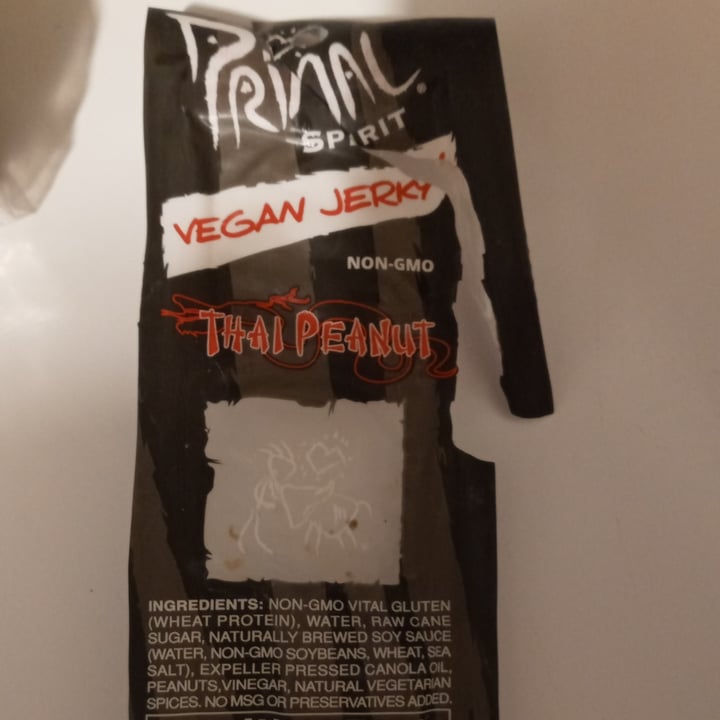 photo of Primal Spirit Vegan Jerky Thai peanut shared by @bekindalways751 on  20 May 2022 - review