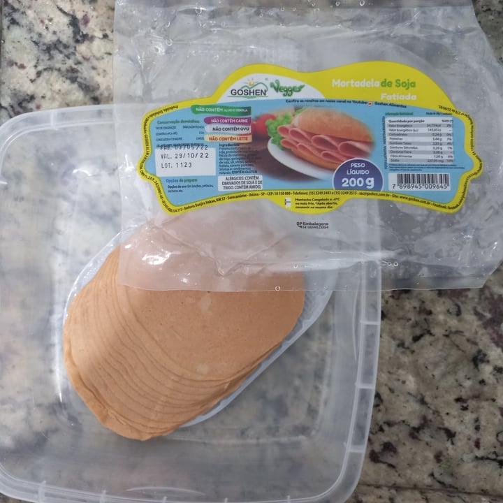 review photo of Mortadela de Soja Fatiada Goshen Mortadela de Soja Fatiada Goshen shared by @myrella on 01 Jun 2022 - review
