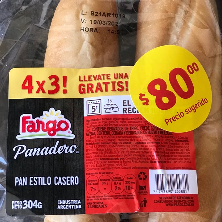 review photo of Fargo Pan Estilo Casero shared by @julialonso on 09 Mar 2021 - review