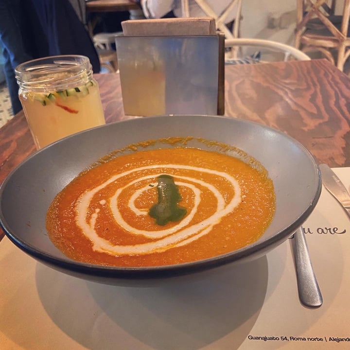 photo of Forever Vegano Sopa Jitomate shared by @anarios on  23 Dec 2019 - review