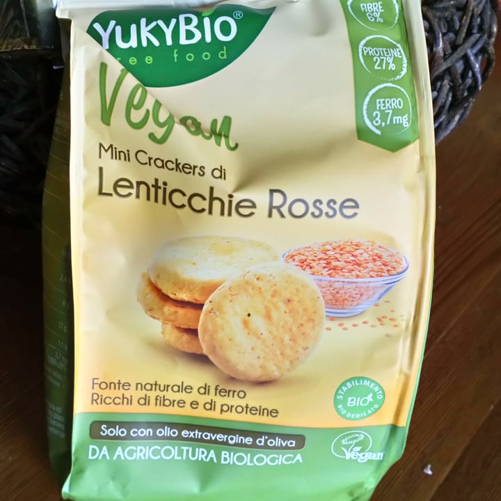 photo of Yukybio Cracker di Lenticchie Rosse shared by @federica1973 on  20 Apr 2021 - review