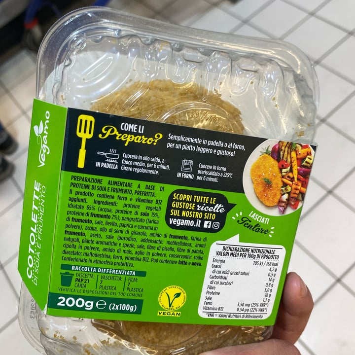 review photo of Vegamo Cotolette di soia e frumento shared by @alexamaimeri on 23 Mar 2022 - review