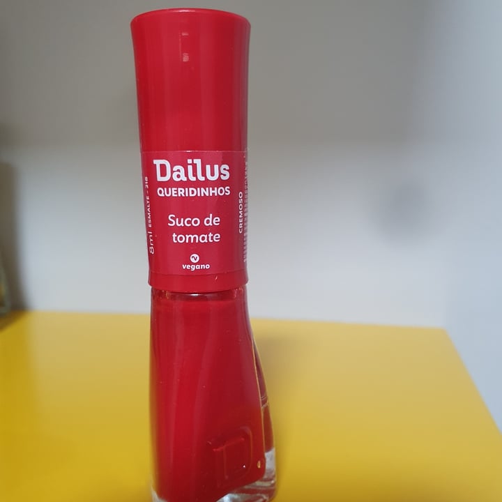review photo of Dailus Esmalte vermelho "Queridinhos" - Suco De Tomate shared by @anacarrijo on 22 Sep 2021 - review