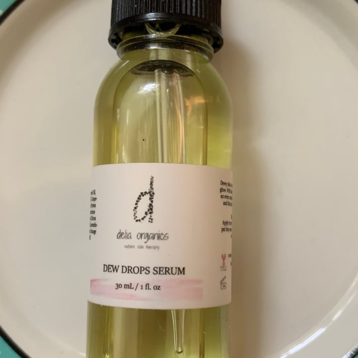 photo of Delia Organics Dew Drops Serum shared by @onehungryvegan on  08 Feb 2021 - review