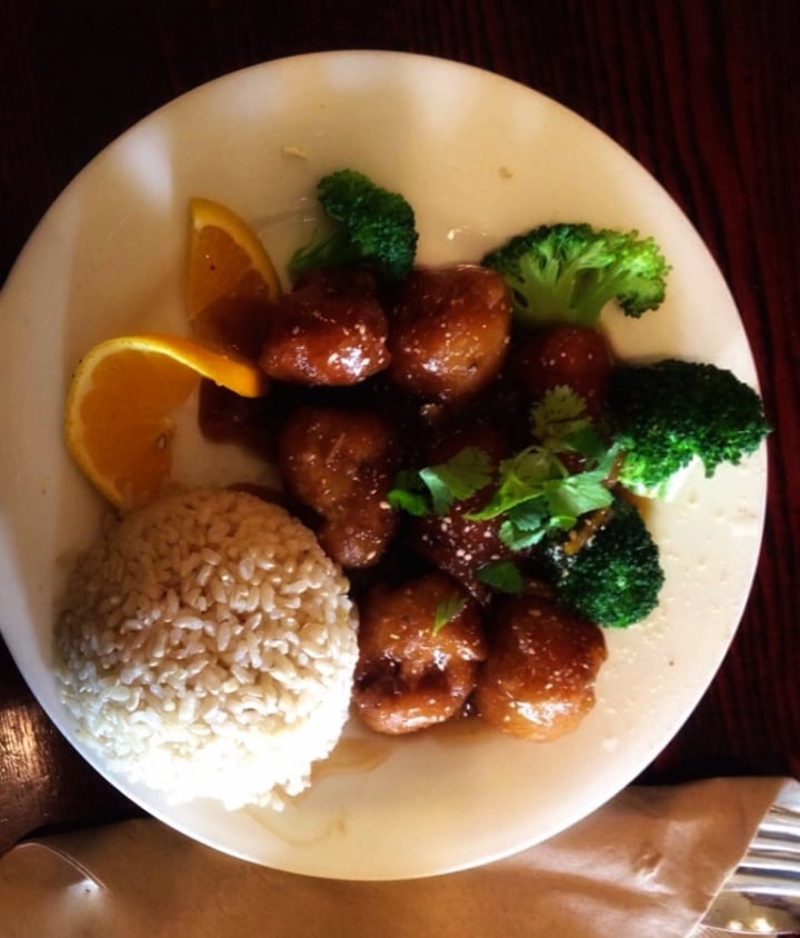 review photo of One Veg World zesty orange chick-un shared by @unitracy on 24 Apr 2018 - review