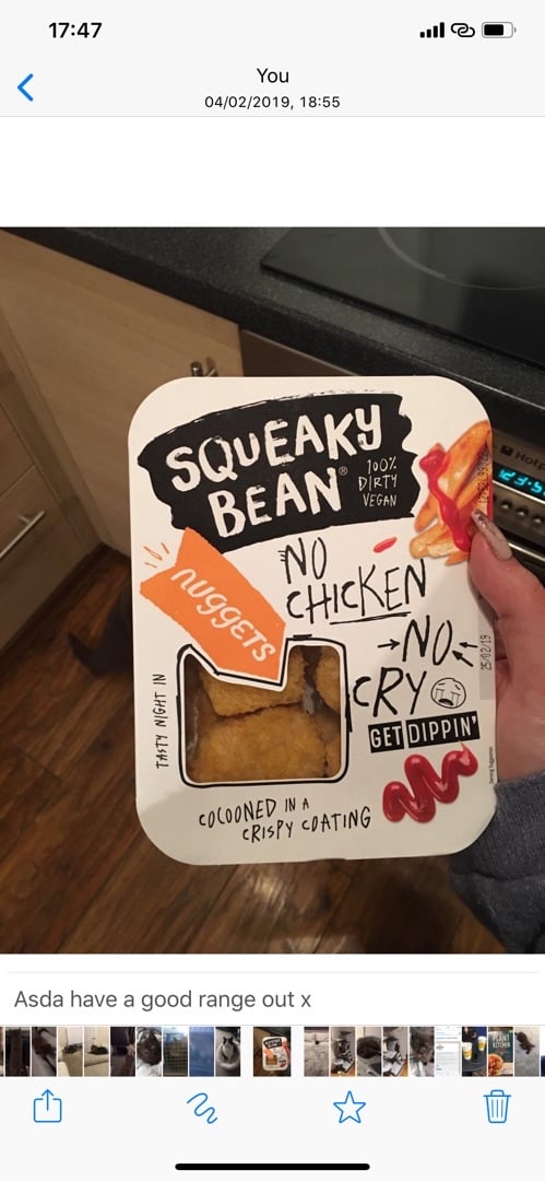 photo of Squeaky Bean Nuggets shared by @rebeccaskye on  22 Dec 2019 - review