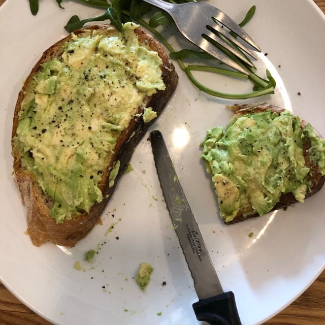 Photo of the dish “Avo on Sourdough”