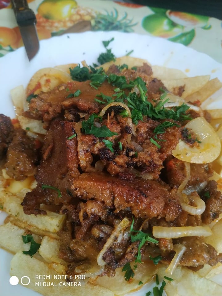 photo of Somos lo que comemos Restaurante vegano Salteado De Seitan shared by @rosaluna on  03 Dec 2019 - review