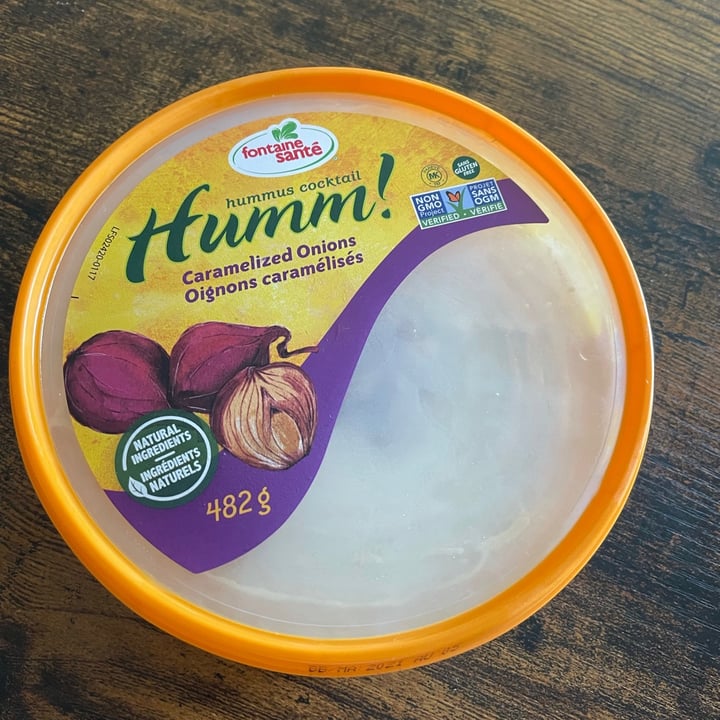 review photo of Fontaine Santé Caramelized Onions Hummus shared by @cmy123 on 29 Jun 2021 - review