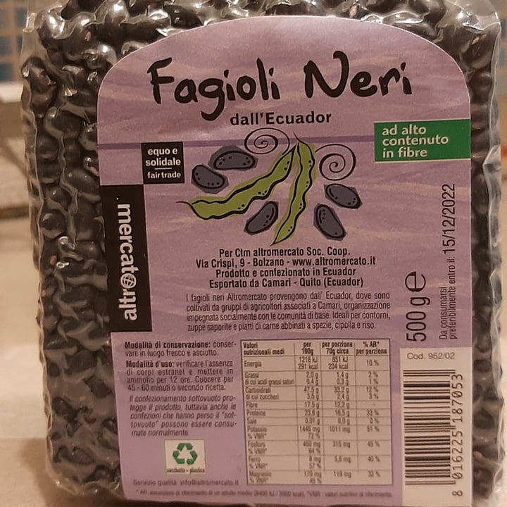 review photo of Altro mercato Fagioli neri shared by @morningglory on 07 Apr 2021 - review