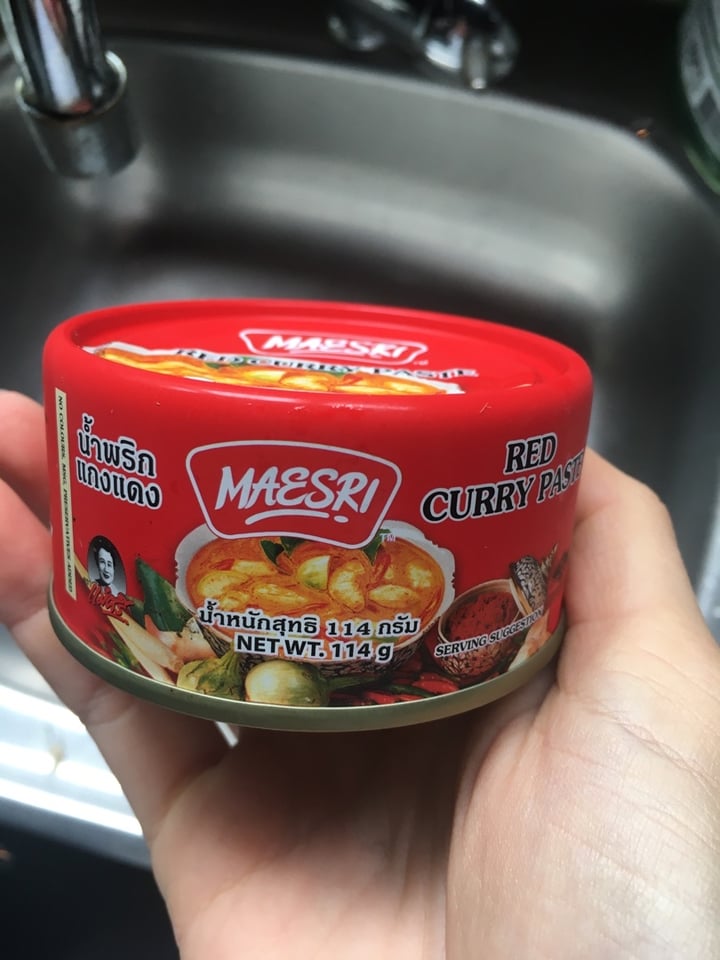 photo of Maesri Red Curry Paste shared by @violetandrre on  29 Mar 2020 - review
