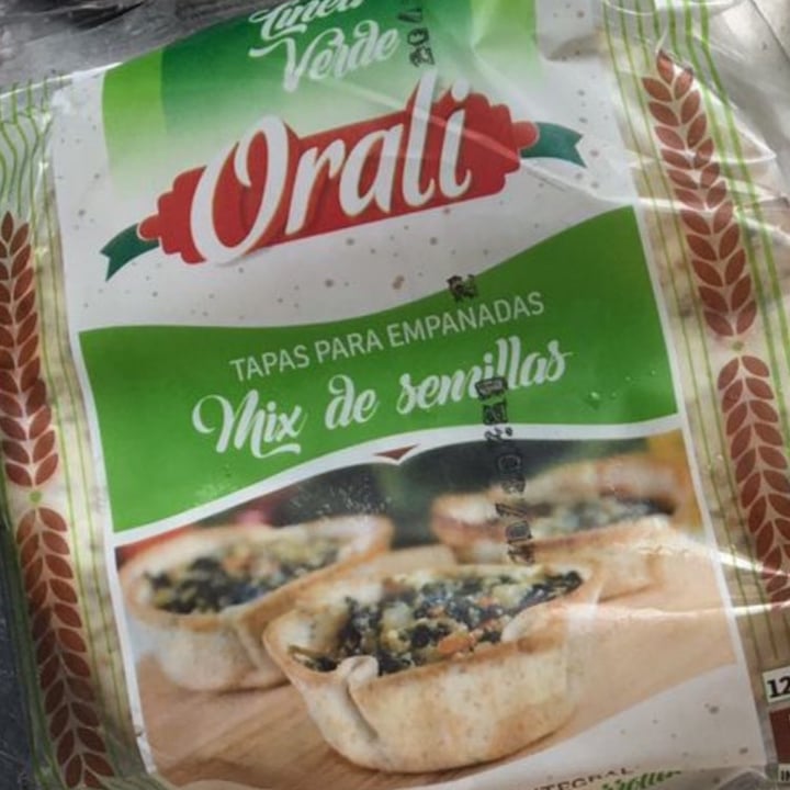 photo of Orali Tapa para Empanada Mix de Semillas shared by @yami92 on  18 Oct 2021 - review