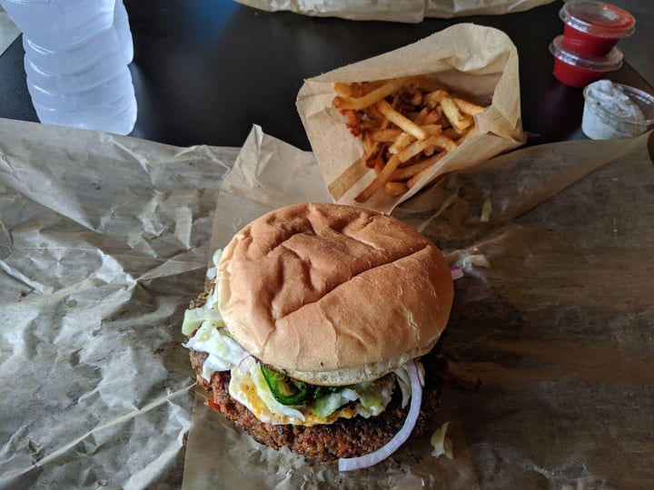 photo of Dirt Burger Austin Barbeque Burger shared by @jmount on  23 Jun 2019 - review