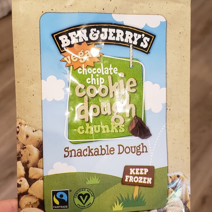 photo of Ben & Jerry's Chocolate Chip Cookie Dough Chunks Snackable Dough shared by @ambularfortheanimals on  07 Jun 2020 - review