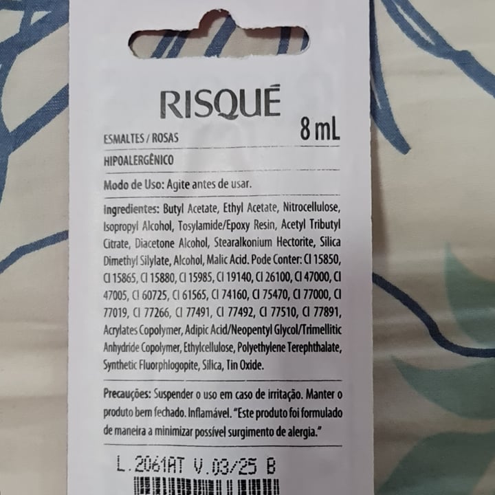 photo of Risqué Esmalte Risqué shared by @adrival on  07 May 2022 - review