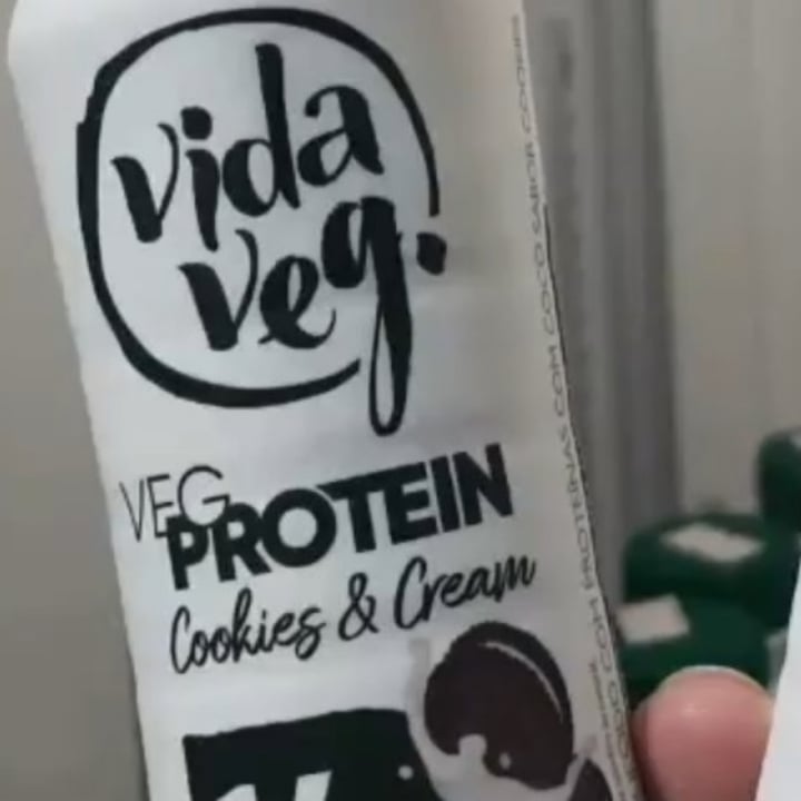 review photo of Vida Veg Veg Protein Cookies n Cream shared by @gabrielabcavalcante on 10 May 2022 - review
