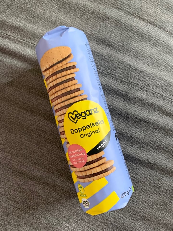 review photo of Veganz Doppelkeks Original (Biscuit Sandwiches) shared by @gymu on 12 Nov 2019 - review