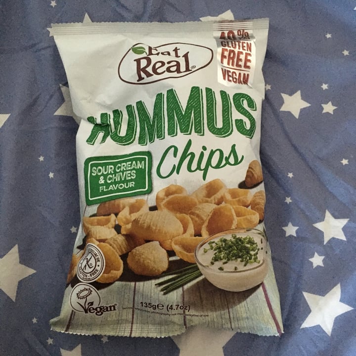 photo of Eat Real Hummus Chips Sour Cream & Chives Flavour shared by @salsedine on  12 Jun 2022 - review