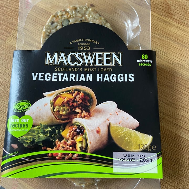 photo of Macsween Vegetarian Haggis shared by @ecwright on  08 May 2021 - review