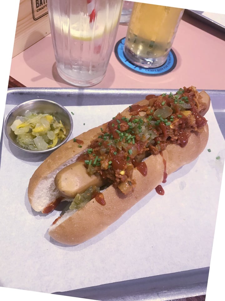 photo of Bath St. Burger Vegan Jackfruit Chili dog shared by @sunfeet on  21 Aug 2019 - review