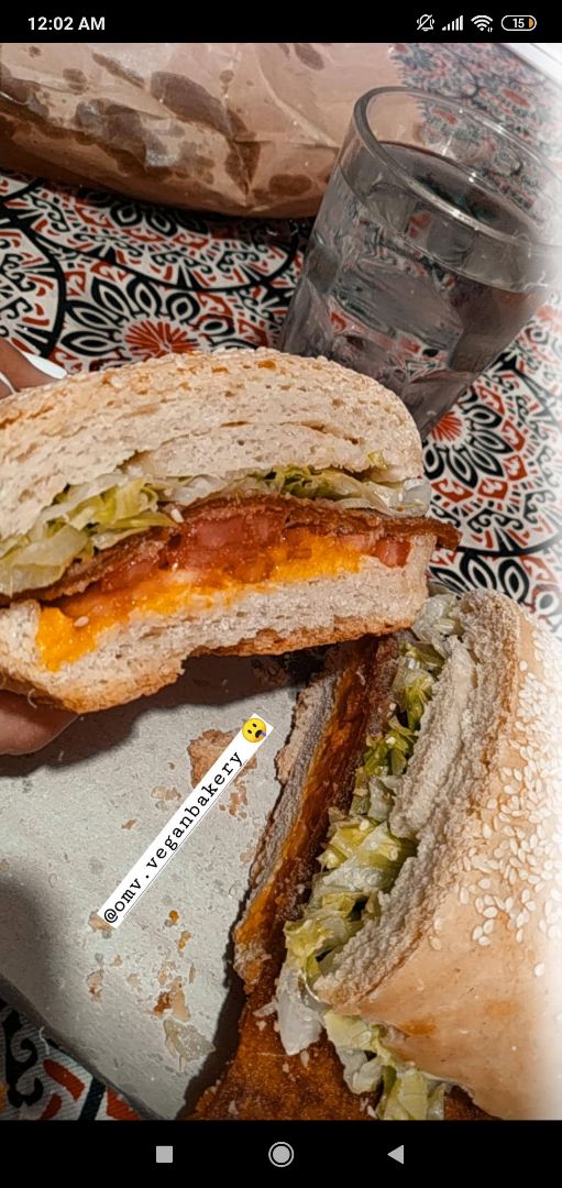 photo of Oh My Veggie Vegan Bakery Sandwich De Milanesa De Seitan shared by @brengennaro on  31 Mar 2020 - review