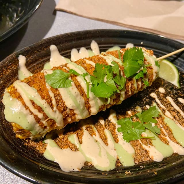 Photo of the dish “Krack Corn (Elote)”