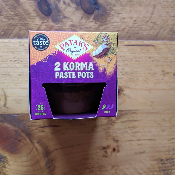 photo of Patak's 2 Korma Paste Pots shared by @luanitafnt on  31 Mar 2022 - review