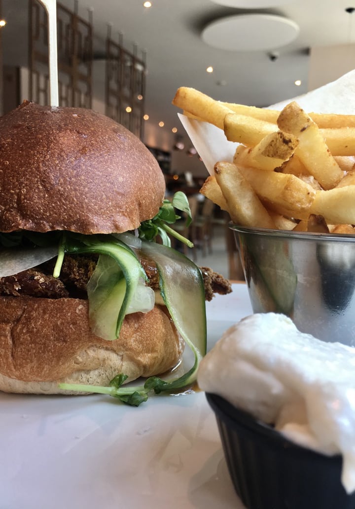 photo of Mildreds Restaurant Teriyaki chic’n burger shared by @rosaliemelin on  13 Apr 2020 - review