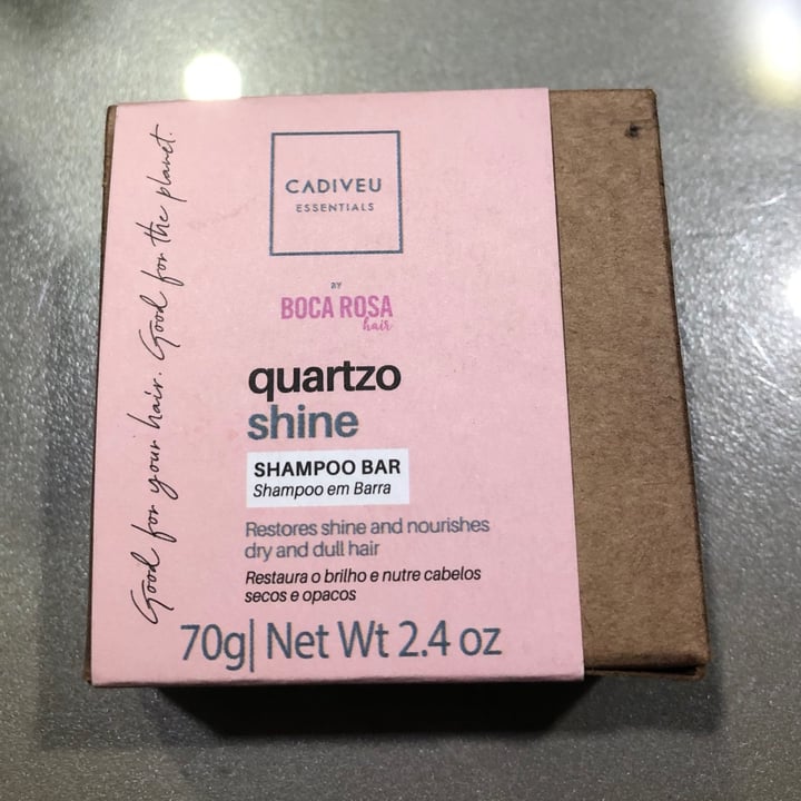 photo of Cadiveu Essentials shampoo bar by boca rosa shared by @mariaclarac on  30 Dec 2021 - review