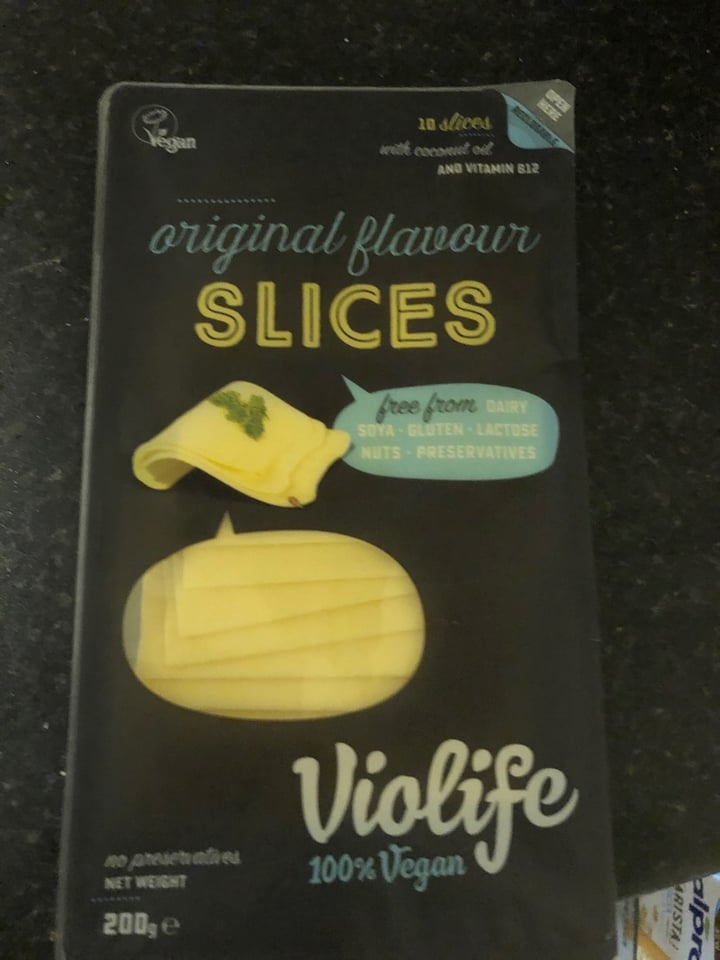 photo of Violife Original Flavor Cheese Slices shared by @shanahowells on  14 Feb 2020 - review