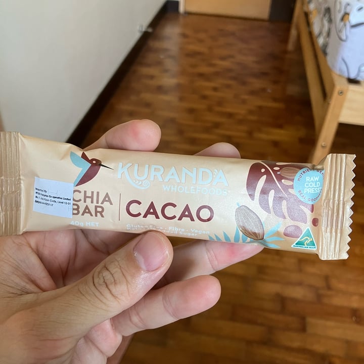 photo of Kuranda Wholefoods Cocoa bar shared by @veganhubby on  25 Jul 2022 - review