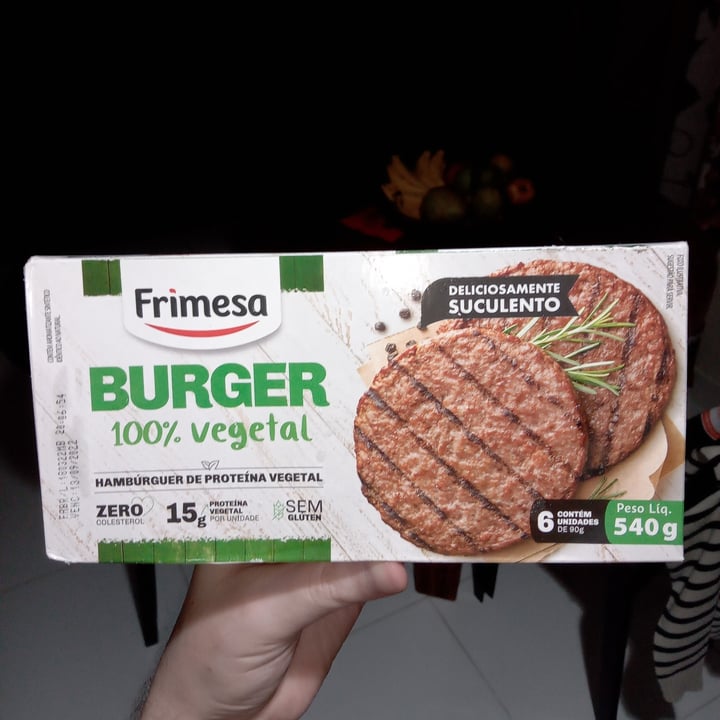 photo of Frimesa Burger 100% Vegetal shared by @lucassiqueira on  12 Jun 2022 - review