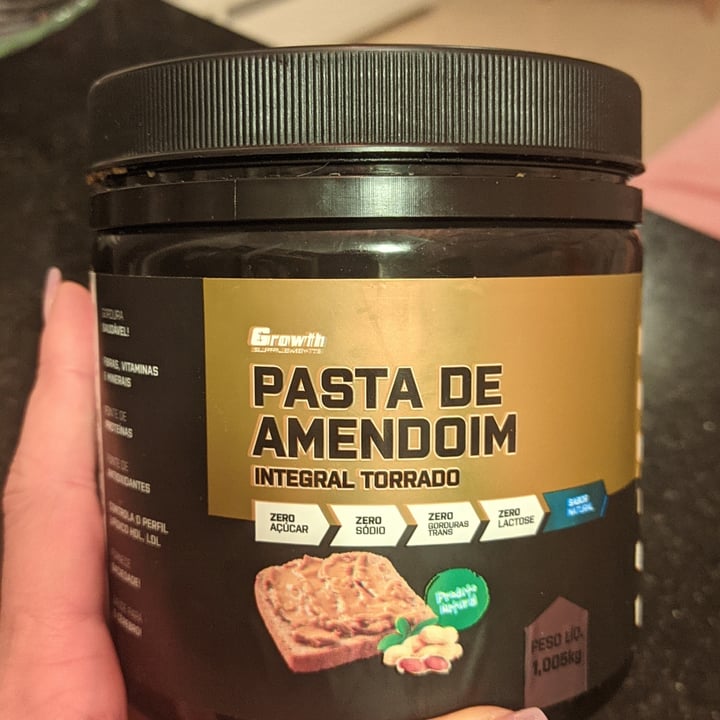 photo of Growth Supplements Pasta De Amendoim shared by @elmadecastro on  23 Apr 2022 - review
