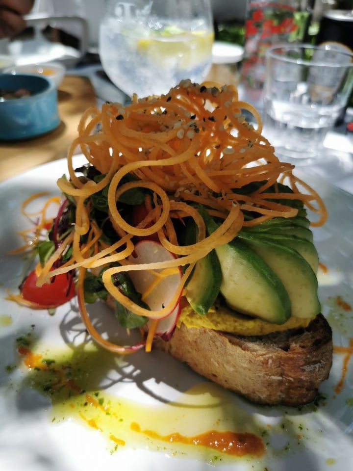 review photo of Appetite Knight @ The Gallery Cafe Hemp & Tumeric Hummus Open Sandwich shared by @eugenetheron on 30 Jan 2020 - review