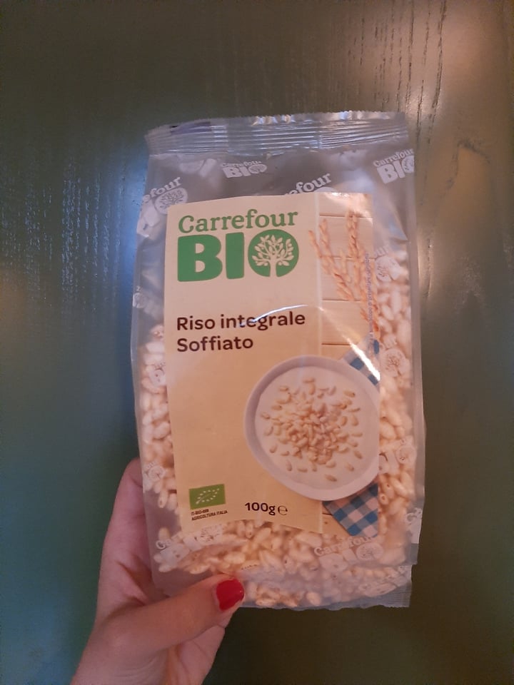 photo of Carrefour Riso soffiato integrale shared by @silviaky on  30 Jun 2021 - review