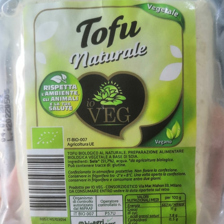 photo of ioVEG Tofu naturale shared by @tuppi on  07 Jul 2022 - review