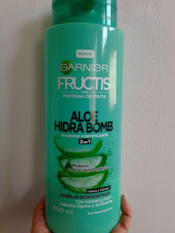 photo of Garnier Aloe Hidra Bomb Shampoo Fortificante shared by @advime on  18 Mar 2020 - review