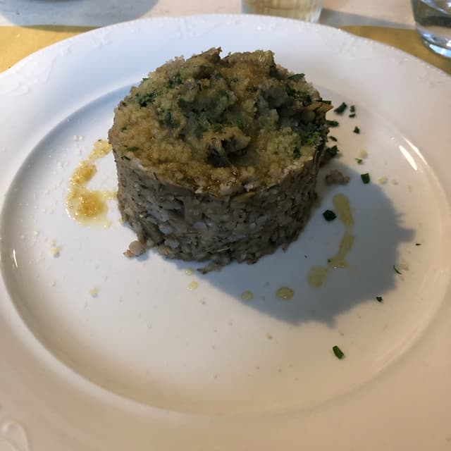 菜肴“Grano Saraceno e Carciofi”的照片