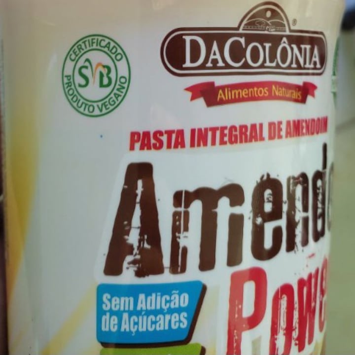 photo of DaColônia amendo power chocolate branco vegano shared by @balbinoleonardo on  19 Jun 2022 - review