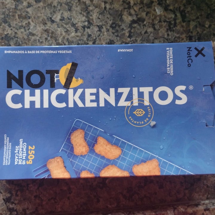 photo of NotCo Brasil Not chickenzitos shared by @crisfroio on  21 Dec 2022 - review