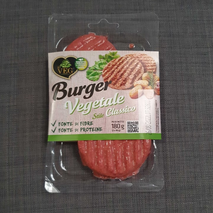 photo of ioVEG burger vegetale Stile Classico shared by @queek96 on  22 Aug 2022 - review