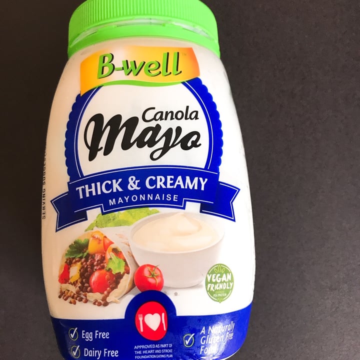 photo of B-well Thick & Creamy Canola Mayonnaise shared by @simplevegan101 on  02 Jun 2020 - review
