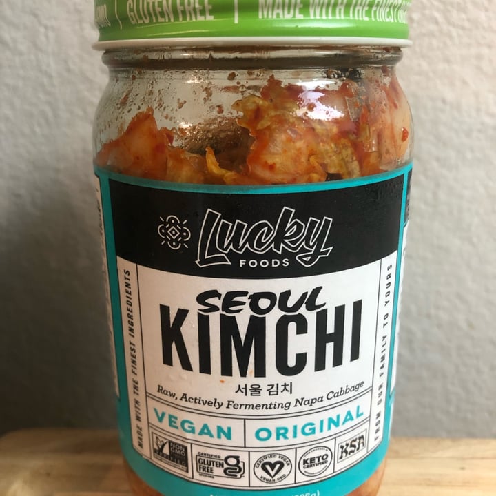 photo of Lucky Foods Seoul Vegan Original Kimchi shared by @islandbird on  20 Nov 2021 - review
